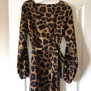 Leopard print dress